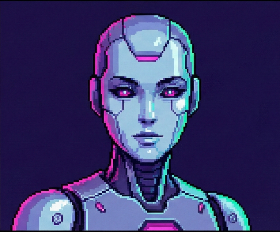 gameboy pixel avatar example - AI generated pixel art profile picture for Discord and gaming