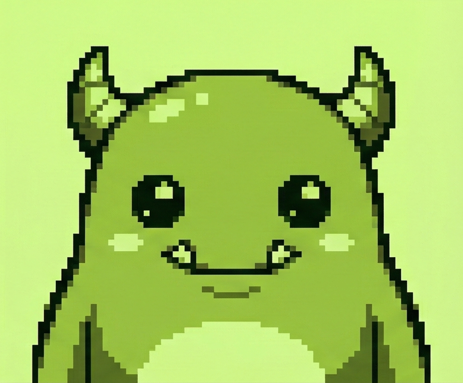 cyberpunk pixel avatar example - AI generated pixel art profile picture for Discord and gaming